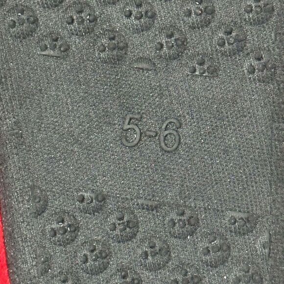 Disney Junior Minnie Mouse Slippers Red with Bows | Toddler Size 5/6 - Picture 9 of 9